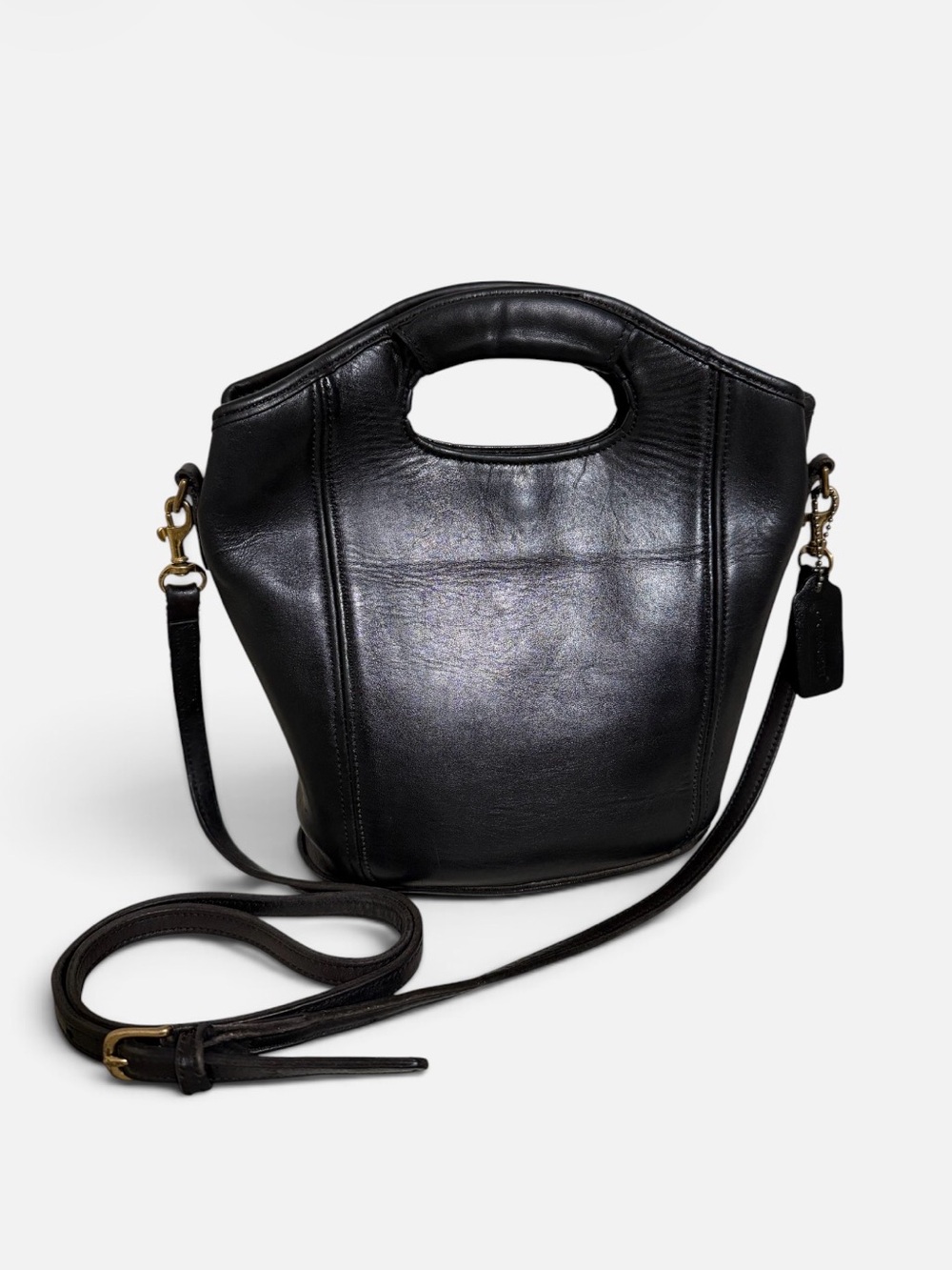Coach - Vintage Mini Shopper Bucket Tote Bag - Picture 3 of 11